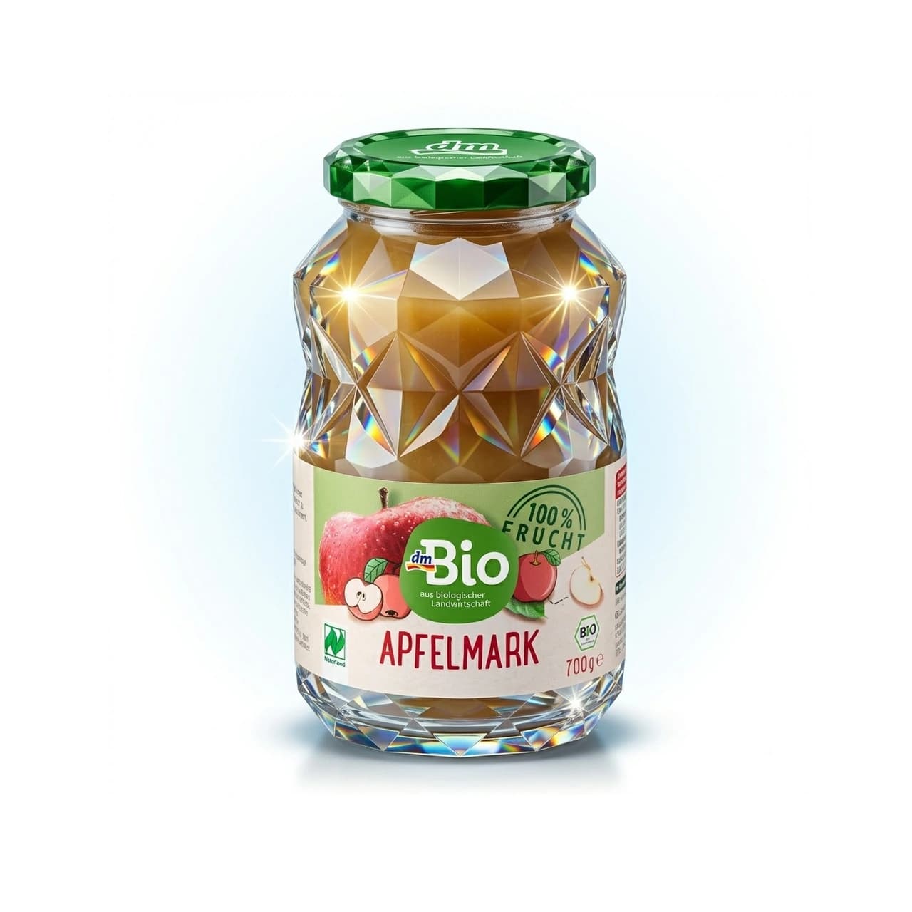 Glas dmBio Bio Apfelmark, 700 g