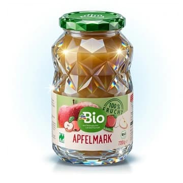 Glas dmBio Bio Apfelmark, 700 g