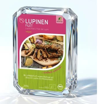 alberts organic lupin filet pack, 200 g
