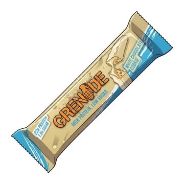 Verpackung Grenade Carb Killa White Chocolate Cookie Riegel, 60 g