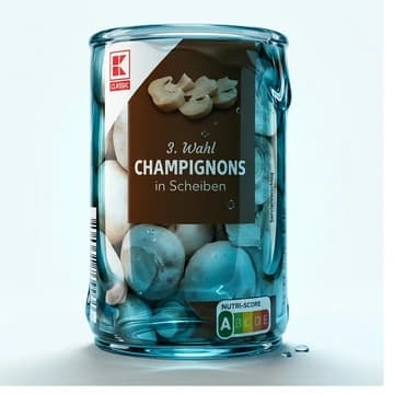 Dose K-Classic Champignons in Scheiben, 170 g Abtropfgewicht