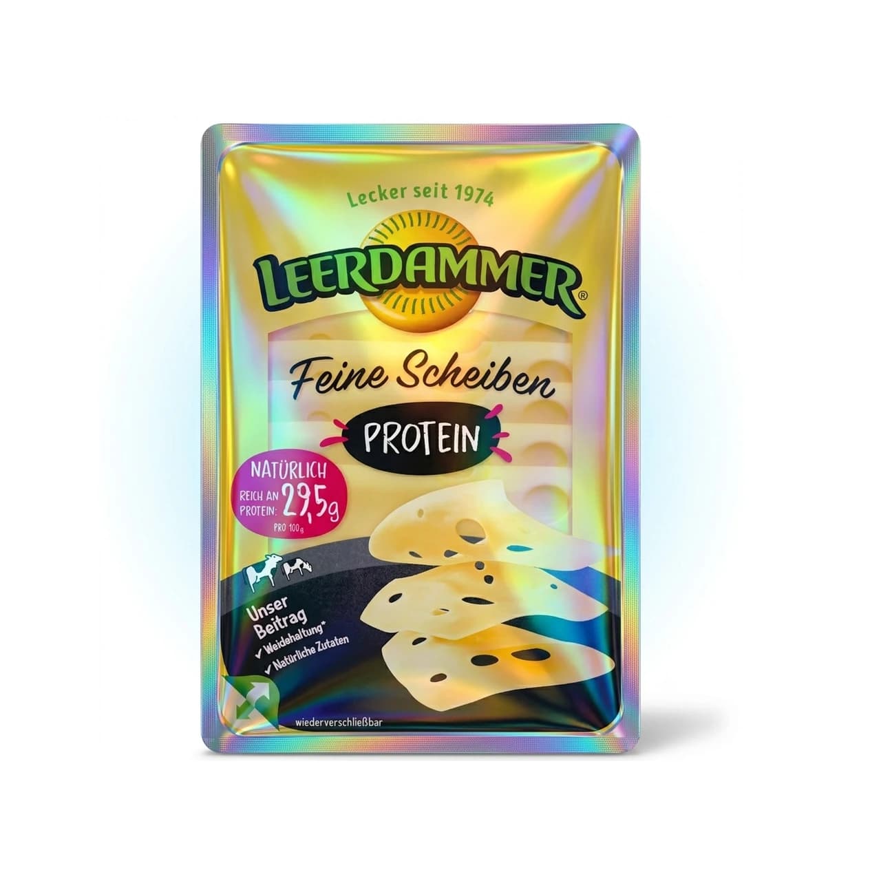 Packung Leerdammer Feine Scheiben Protein, 100 g
