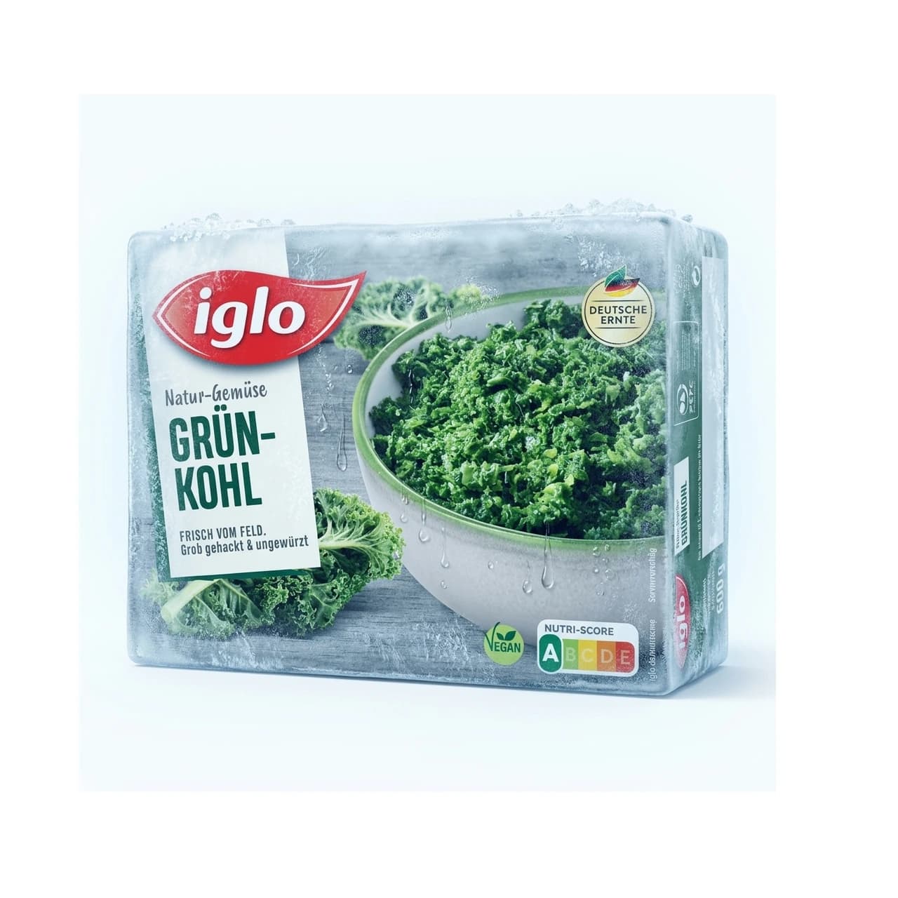 iglo Chopped Kale pack, 600 g