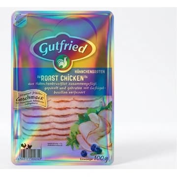 Packung Gutfried Hähnchenbraten Roast Chicken, 100 g