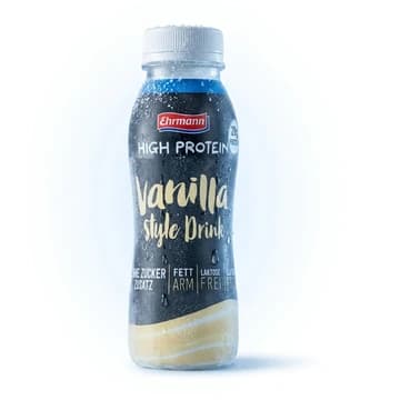 Flasche Ehrmann High Protein Drink Vanilla Style, 250 ml