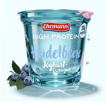Becher Ehrmann High Protein Joghurt Heidelbeere, 200 g