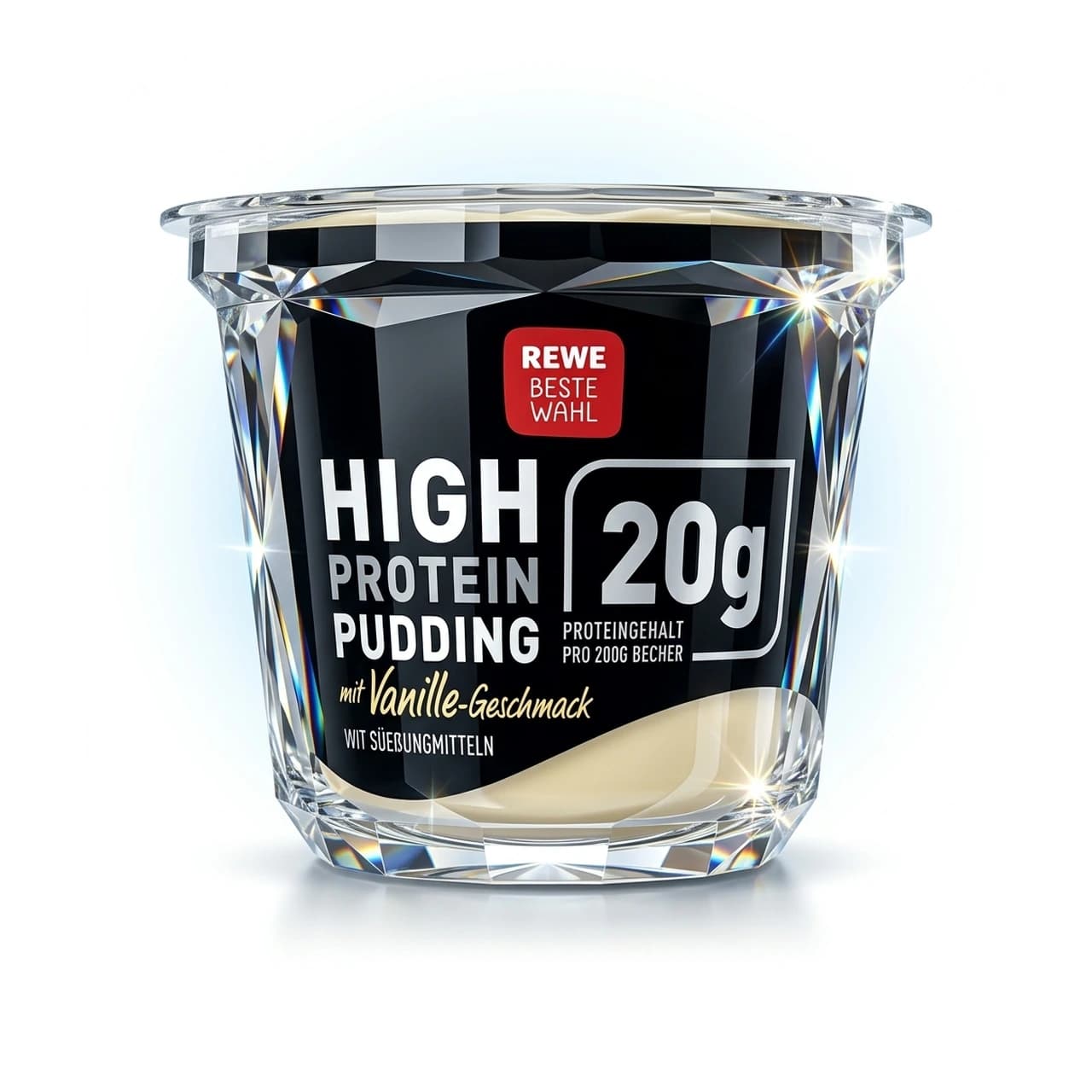 Becher REWE Beste Wahl High Protein Pudding Vanille, 200 g