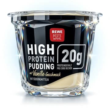 Becher REWE Beste Wahl High Protein Pudding Vanille, 200 g