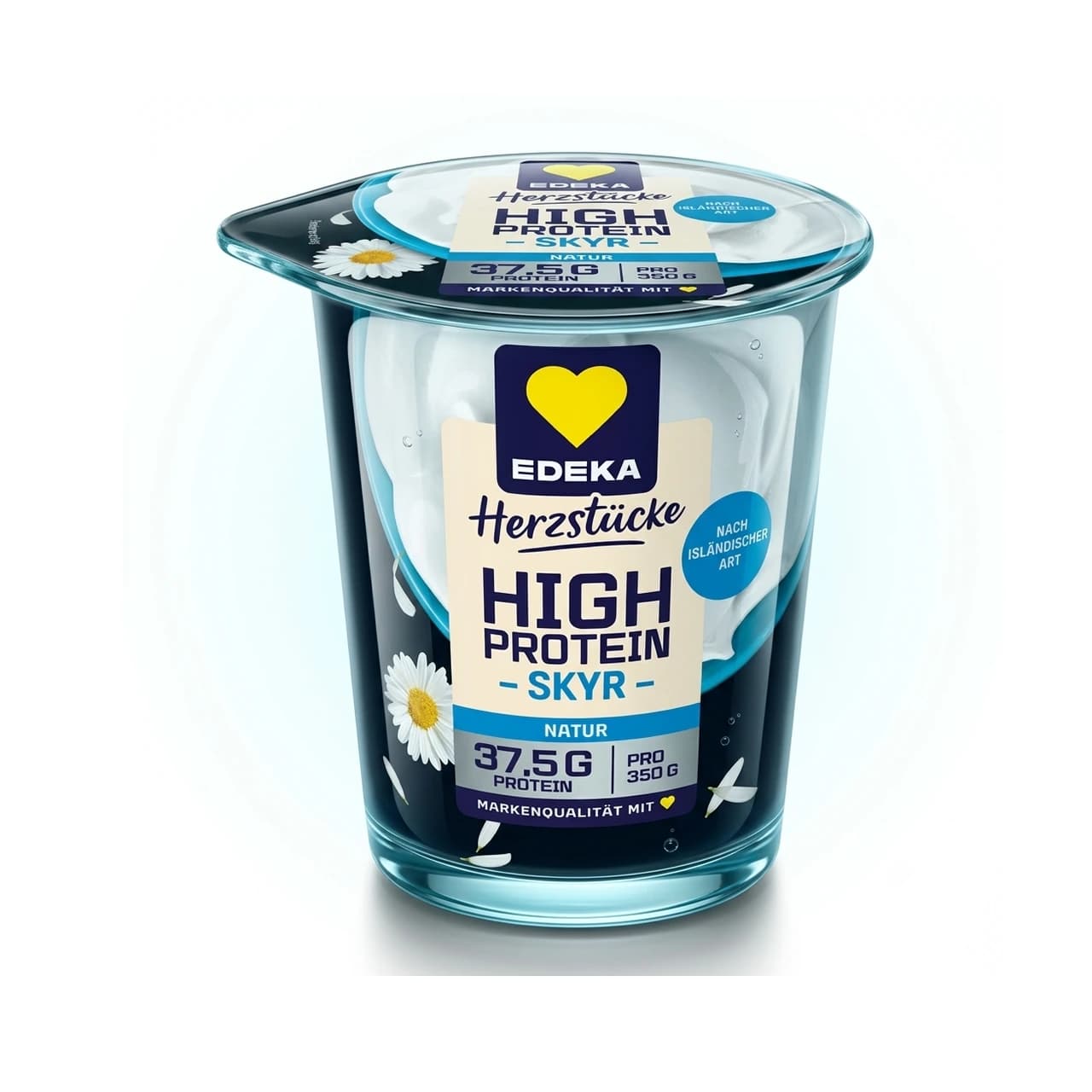 Becher EDEKA Herzstücke High Protein Skyr Natur, 350 g