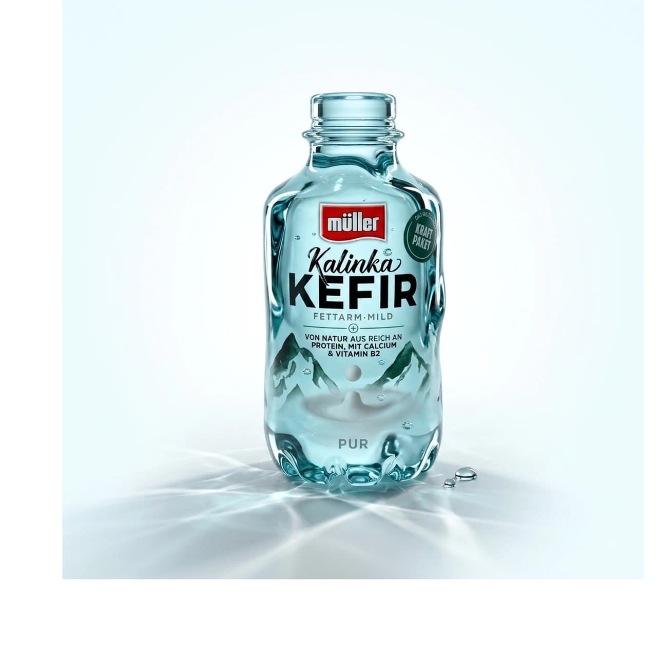 Müller Kalinka low-fat mild kefir bottle, 500 g