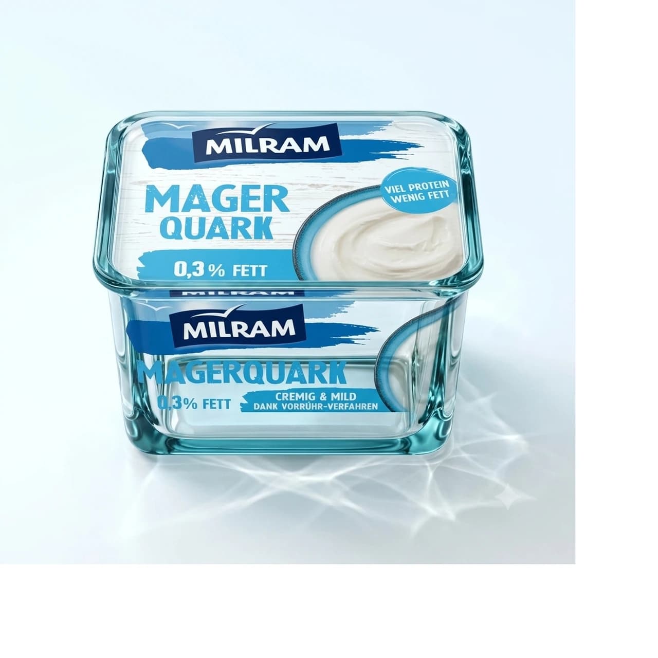 Becher MILRAM MagerQuark, 250 g