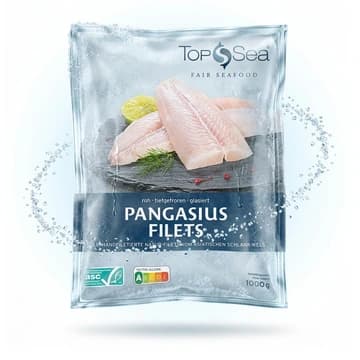 Beutel Top Sea Pangasius Filets, 1000 g