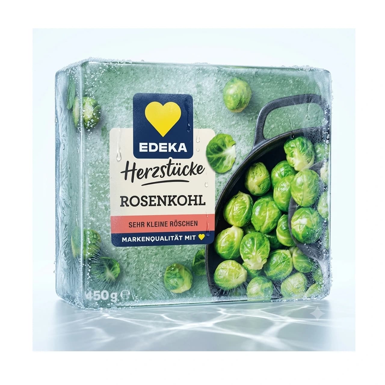 Packung EDEKA Herzstücke Rosenkohl, 450 g