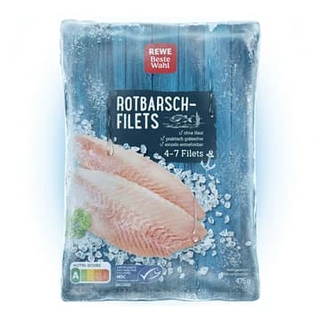 Beutel REWE Beste Wahl Rotbarschfilets, 475 g
