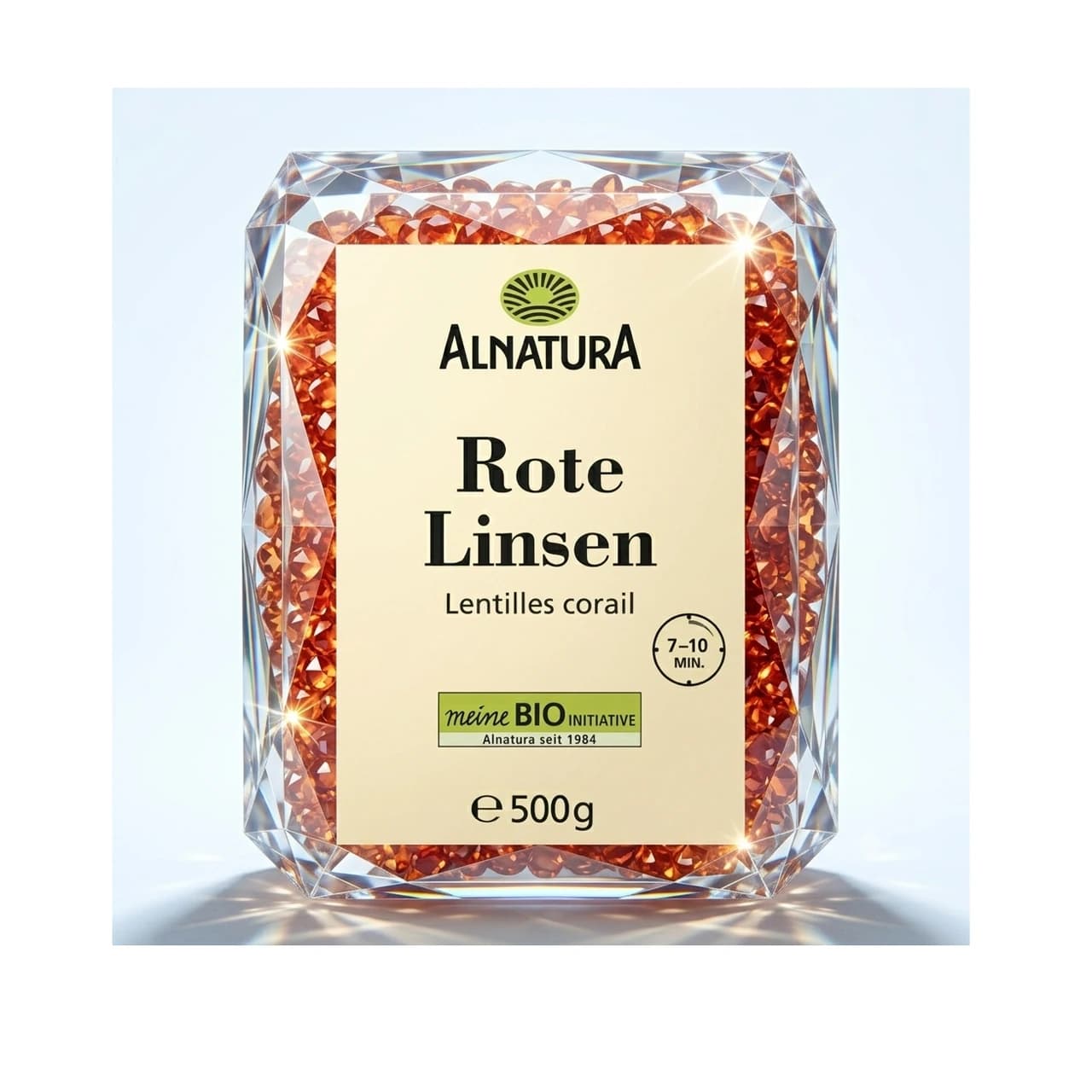Beutel Alnatura Rote Linsen, 500 g