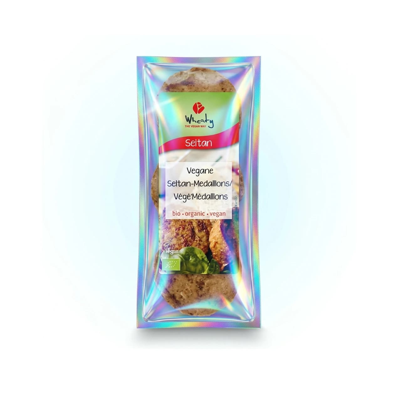 Pack of Wheaty vegan seitan medallions, 175 g