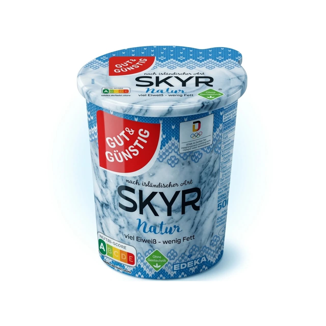 Becher Gut & Guenstig Skyr nach islaendischer Art Natur, 500 g