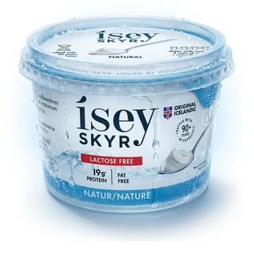 Becher Ísey Skyr Natur, 170 g, als Frosted-Glas-Transformation