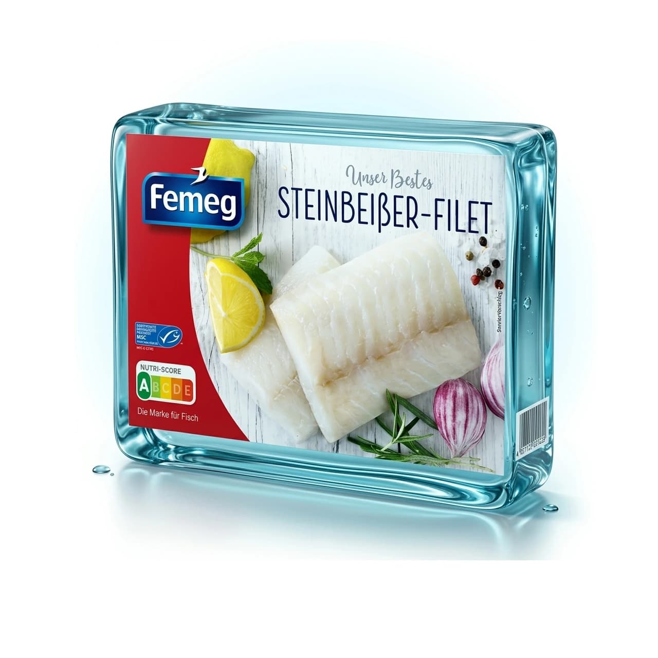 Femeg MSC wolffish fillet pack, 250 g