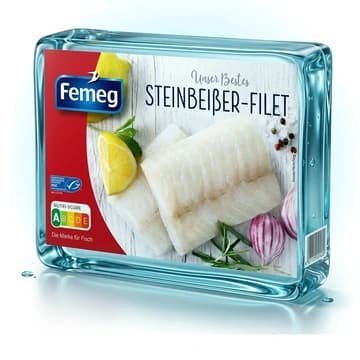 Packung Femeg MSC Steinbeißer-Filet, 250 g