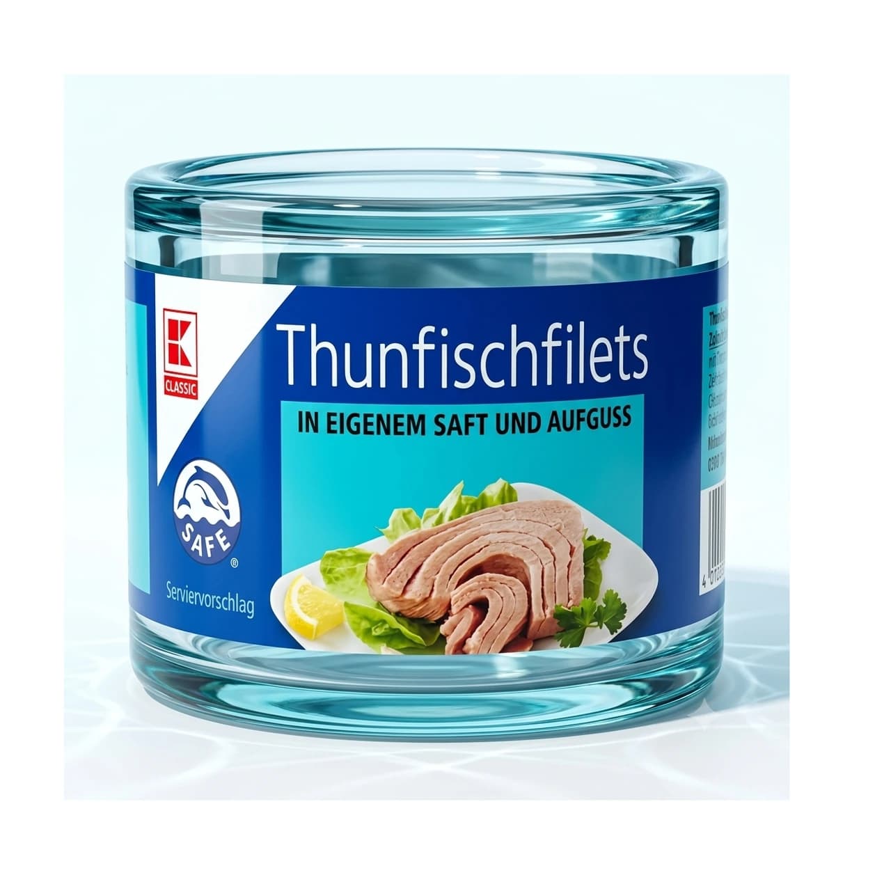 K-Classic tuna fillets in brine can, 150 g