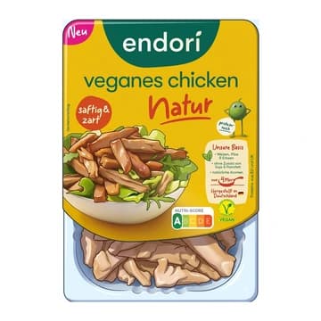 Schale endori veganes Chicken Natur, 180 g