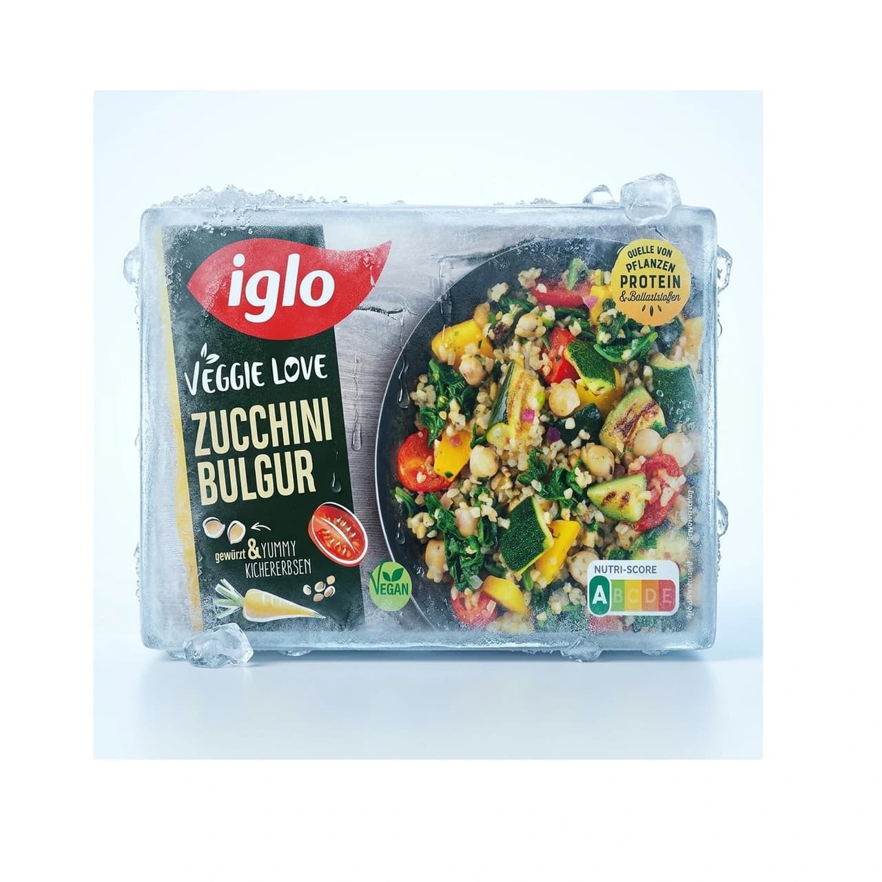 Pack of iglo Veggie Love Zucchini Bulgur, 400 g