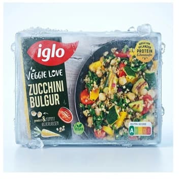 Packung iglo Veggie Love Zucchini-Bulgur, 400 g
